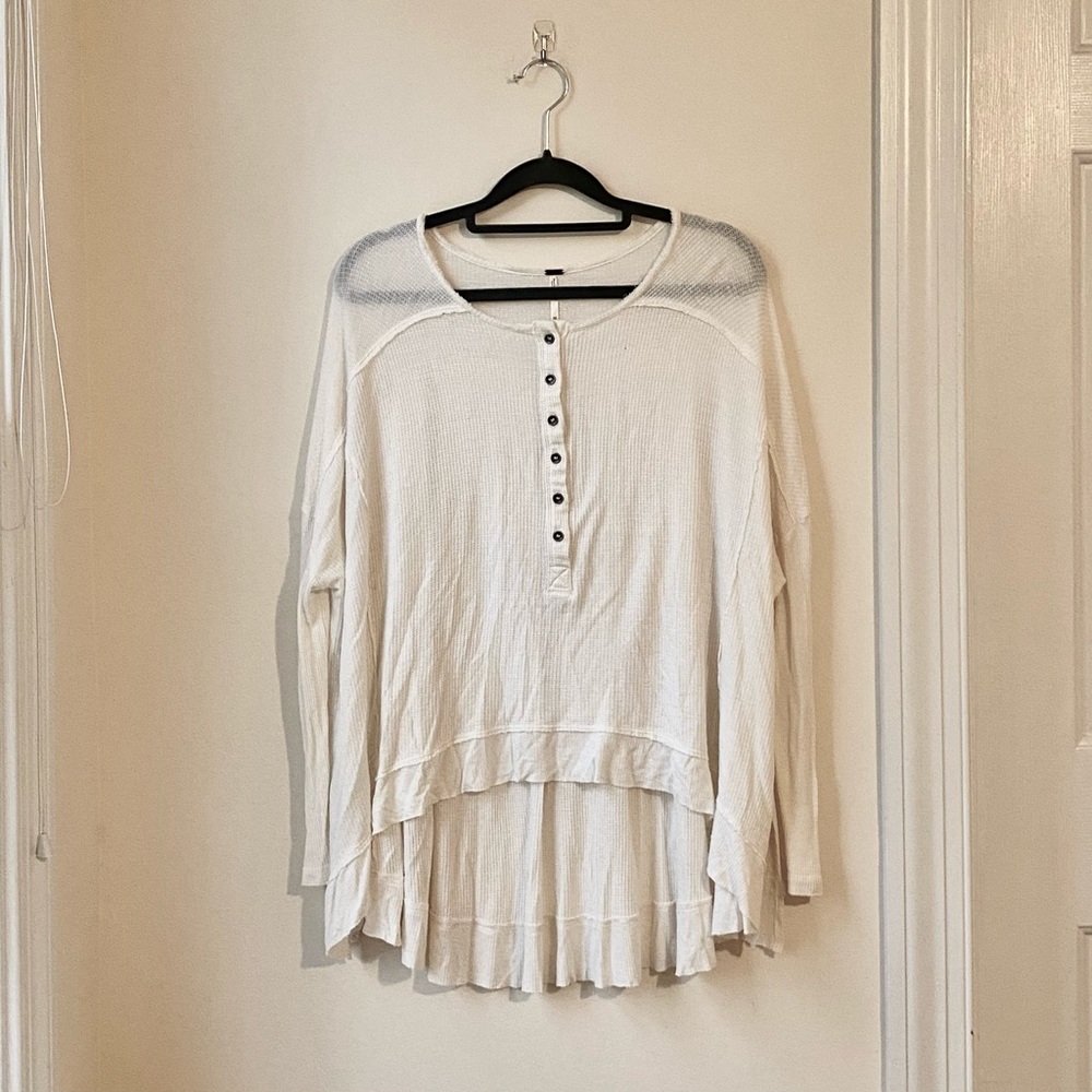 Soft Ribbed Button Shirt